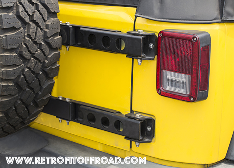MORryde Jeep JK Wrangler Tailgate Hinges Retrofit Offroad
