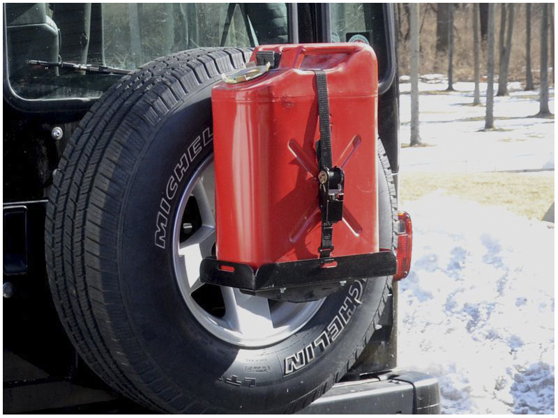 Best way to carry gas cans | Jeep Wrangler Forum