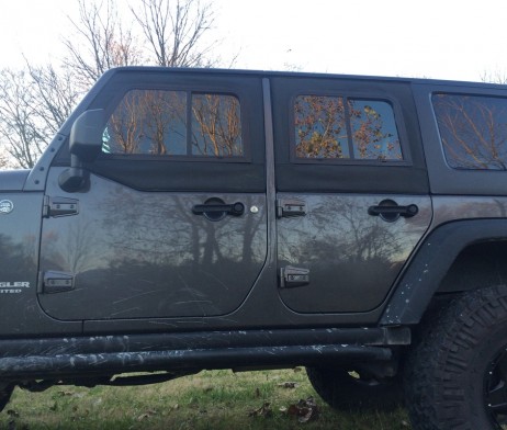 door jeep half retrofit jku tinted slider rear soft windows kit wrangler jk