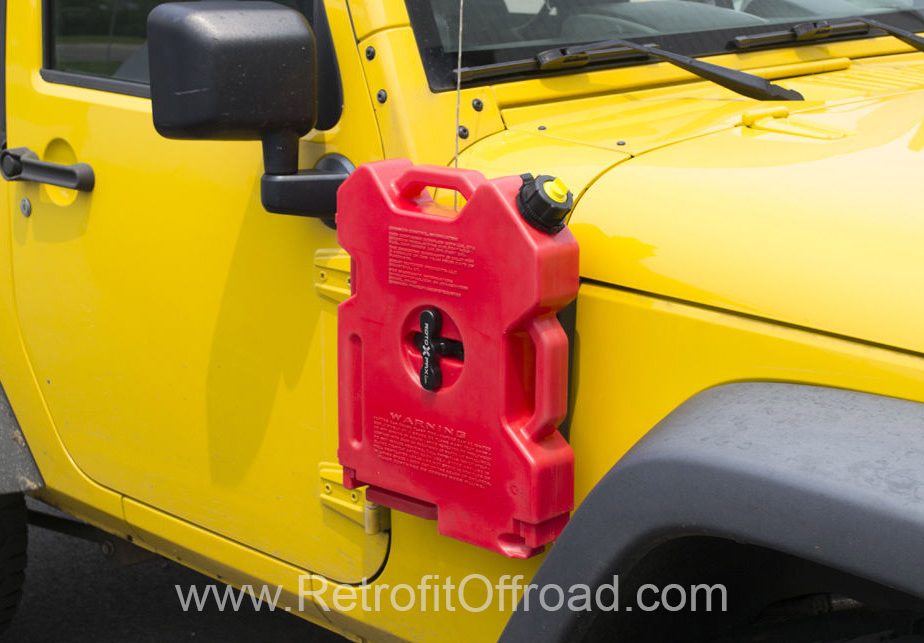 Jeep Wrangler JK Side Rotopax Mount, Passenger Side JP54014