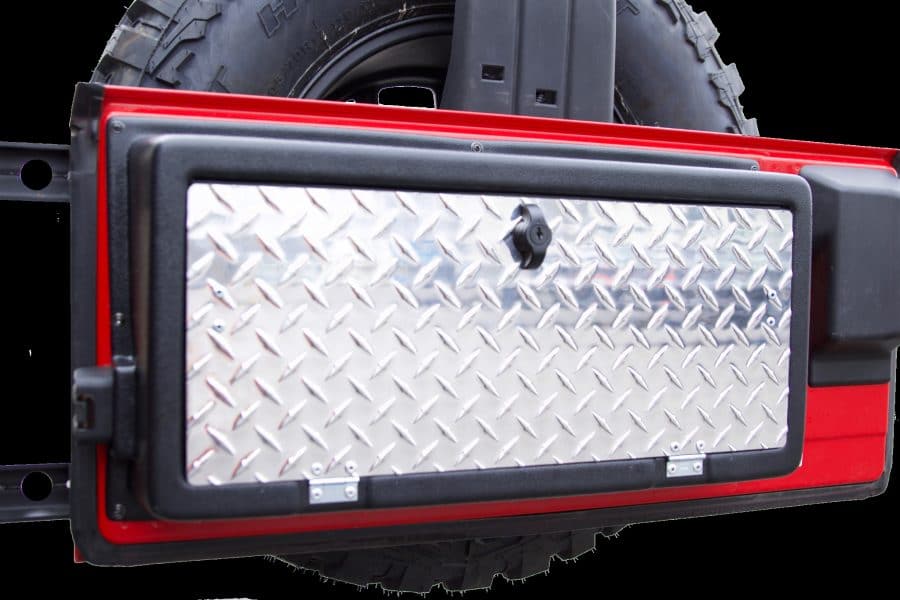 MORryde Jeep Wrangler TJ Storegate Tailgate Storage - JP54-028 | Retrofit  Offroad